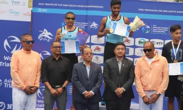 एसिया कप ट्रायथलनमा इजिप्टका सिफेल्दिन र इजरायलकी इड्डा बने च्याम्पियन