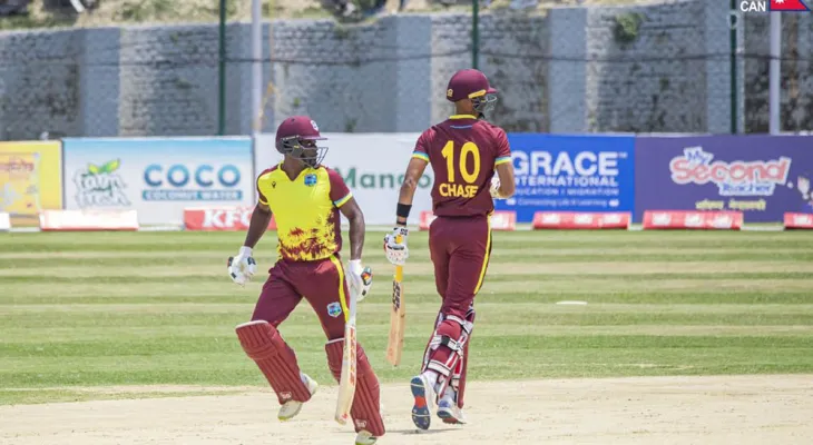 वेस्ट इन्डिज ए ले नेपाललाई दियो १६१ रनको लक्ष्य