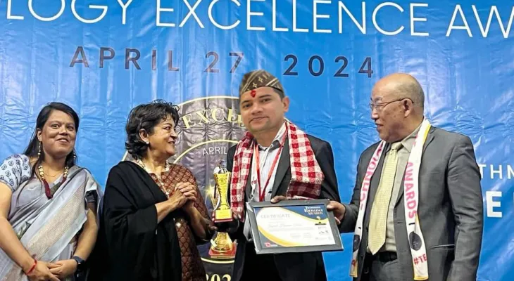 फरक क्षमताको खेल तथा संघ स्थापना गरेकोमा खनाल सम्मानित