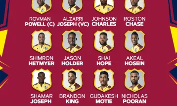 टि-२० विश्वकपका लागि वेस्ट इन्डिज र अमेरिकी टोली घोषणा