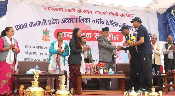 प्रकाश स्मृति भलिबलमा हेटौंडा र माडीको विजयी सुरुआत