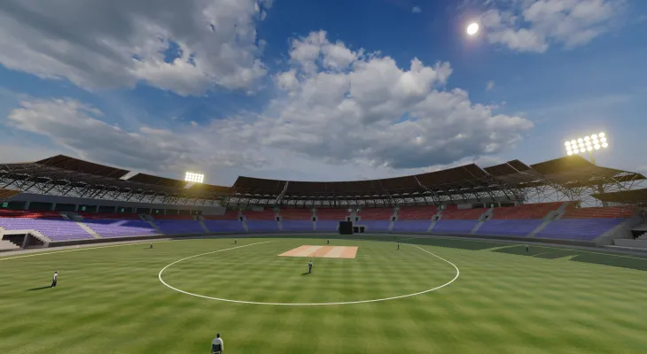 मुलपानी क्रिकेट मैदानको डिजाइन प्रस्तुत