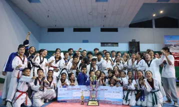 चन्द्रागिरी तेक्वान्दो डोजाङ टिम च्याम्पियन