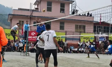 महांकाल, ह्याङले, हेटौडा र थाहा प्रकाश दाहाल स्मृति भलिबलको सेमिफाइनलमा