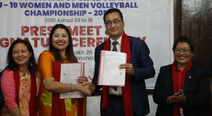 सहाना प्रधान स्मृति यु–१९ महिला भलिबल असारमा