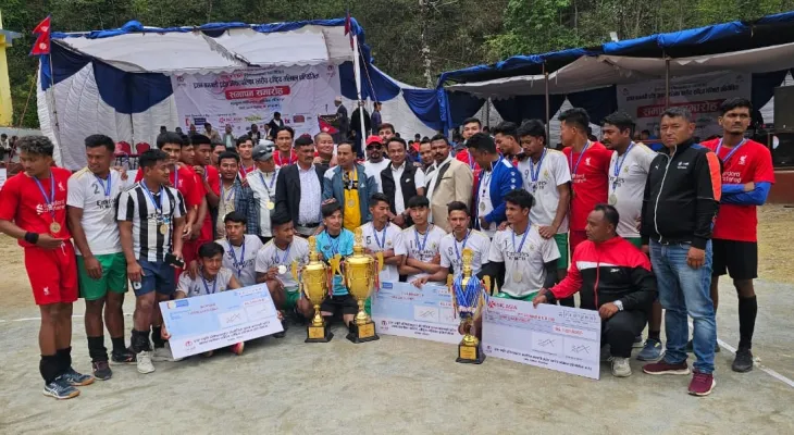 हेटौडालाई प्रकाश दाहाल स्मृती भलिबलको उपाधि