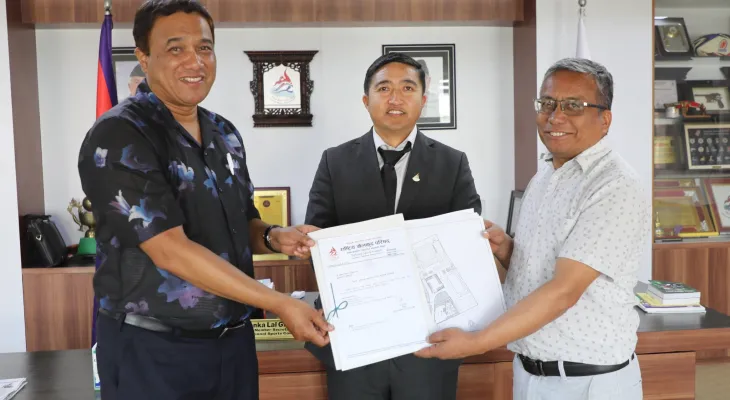 राखेपले उपलब्ध गरायो दशरथ रंगशालाको विवरण