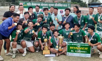 युनाइटेड क्लब झापाले जित्यो भीमनारायण गोल्डकपको उपाधि