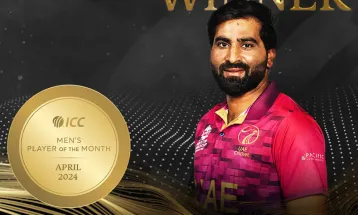 युएइका कप्तान वासीम बने 'आइसीसी प्लेयर अफ द मन्थ'