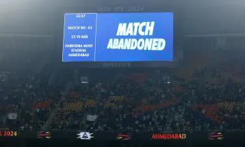 गुजरात र हैदरावादबीचको खेल वर्षाका कारण रद्द, सनराइजर्स प्लेअफमा पुग्ने तेस्रो टोली