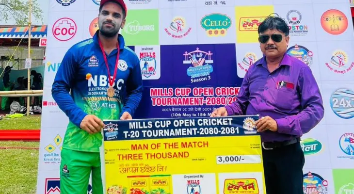 एनबीएससी तेस्रो मिल्स टी–२० क्रिकेट प्रतियोगिताको सेमिफाइनलमा