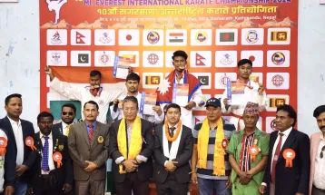 दशौ सगरमाथा अन्तर्राष्ट्रिय कराते सम्पन्न, नेपाल टिम प्रथम