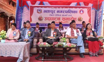 भक्तपुरको बेखालमा भव्य टेबुल टेनिस कभर्ड हल निर्माण