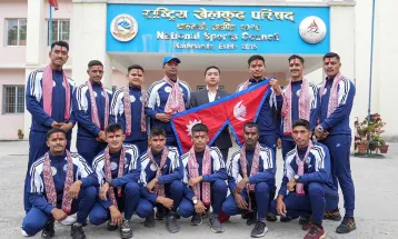 बंगालदेश जाने कबड्डी टोलीको बिदाई