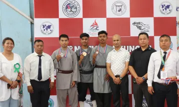 कुङफुमा रजिन र राजको ह्याट्रिक स्वर्ण