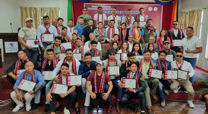 बडि बिल्डिङका २८ प्रशिक्षक तयार