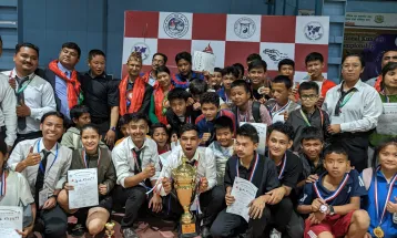 राष्ट्रिय कुङफुमा काठमाडौं च्याम्पियन
