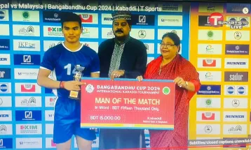 बंगबन्धु कप अन्तर्राष्ट्रिय कबड्डीमा नेपालको विजयी सुरुआत