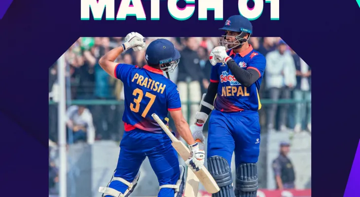 आइसीसी टी–२० विश्वकप वार्म अप खेल : नेपालले पहिला बलिङ गर्दै