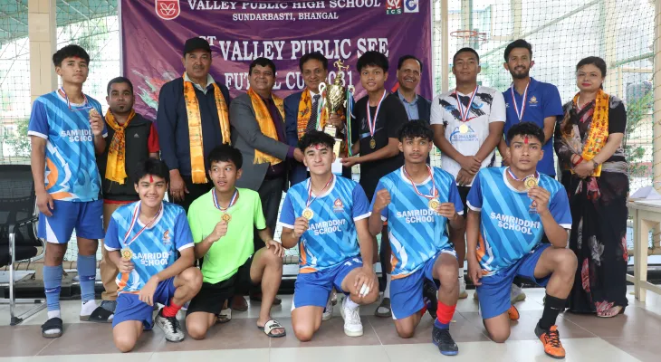 भ्याली पब्लिक फुटसलमा समृद्धि च्याम्पियन