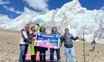 विश्व कीर्तिमानका लागि कालापत्थरमा रेस्लिङ