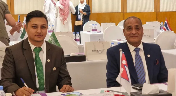 एसिया ट्रायथलन कङ्ग्रेसबाट सिनियर सल्लाहकारमा श्रेष्ठको नाम अनुमोदन