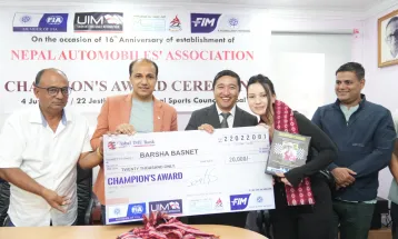 मोटर स्पोर्ट्सका ९ जनालाई च्याम्पियन्स अवार्ड