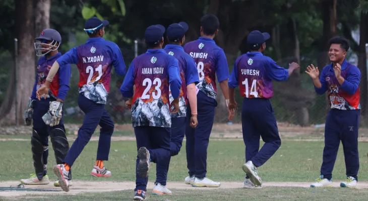 सप्तरी प्रिमियर लिग : दिपेशको ह्याट्रिकमा तिरहुट टाइगर्स विजयी, तिलाठी कोइलाडीको पहिलो जित