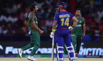 आईसीसी ट्वान्टी–२० विश्वकप : नेपाललाई पराजित गर्दै बंगलादेश सुपर–८ मा