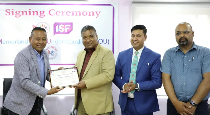 विद्यालय खेलकुदसँग पौडी संघको साझेदारी