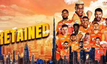 आईएल टी- २० फ्रेन्चाइजी गल्फ जायन्टद्वारा दिपेन्द्र सिंह ऐरीसहित १३ खेलाडी रिटेन