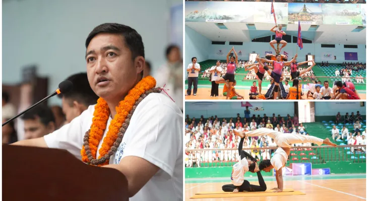 सबैले योग गर्ने बानी बसालौं : सदस्य सचिव घिसिङ