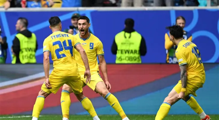 युरोकपमा स्लोभाकियामाथि युक्रेनको कमब्याक जित