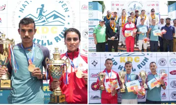 राष्ट्रिय खुला अपहिल केडिसी रन : नरेन्द्र र पूर्णलक्ष्मी पहिलो