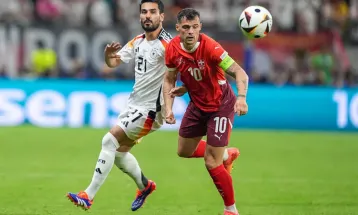 जर्मनी र स्वीजरल्याण्ड युरोकपको नकआउट चरणमा