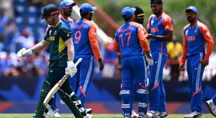 अस्ट्रेलियालाई हराउदै भारत टी- २० विश्वकपको सेमिफाइनलमा