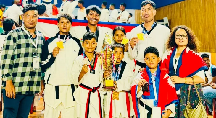 नेपाललाई पाँच स्वर्णसहित सात पदक