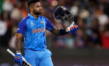 टी–२० विश्वकप फाइनल : भारतलाई तेस्रो झटका, सुर्य कुमार आउट