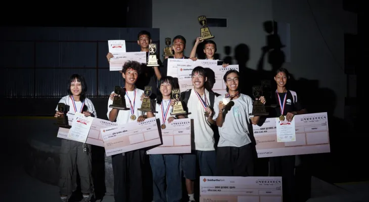 सातौ स्केटिङ तथा स्केटबोर्डिङ च्याम्पियनशिप प्रतियोगिता सम्पन्न