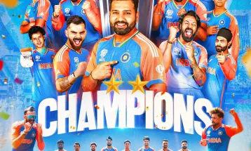 टी–२० विश्वकपको उपाधि भारतलाई, फाइनलमा दक्षिण अफ्रिकालाई हरायो