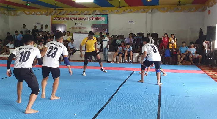 प्रदेश स्तरीय कबड्डीमा सुनसरी शीर्ष स्थानमा