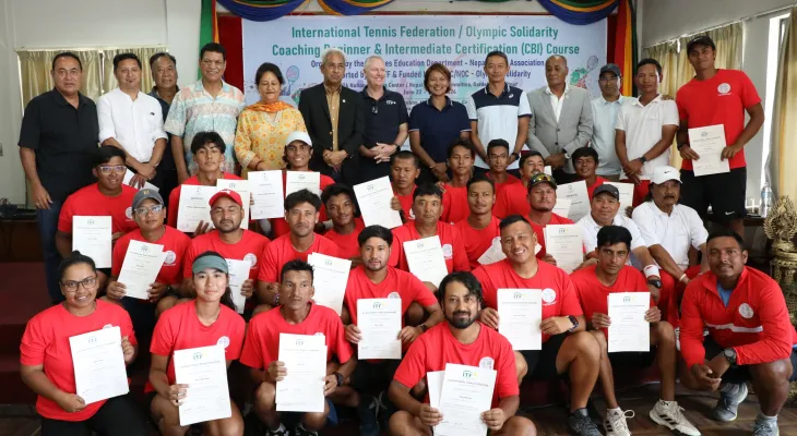 टेनिसको ओलम्पिक सोलिडारिटी कोर्ष सम्पन्न