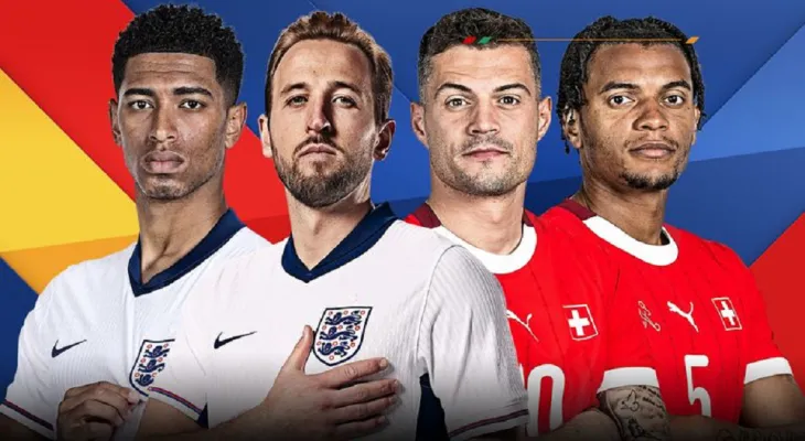 युरोकपको क्वाटरफाइनलमा आज ईङल्याण्ड र स्वीजरल्याण्डबीच भिडन्त हुदै