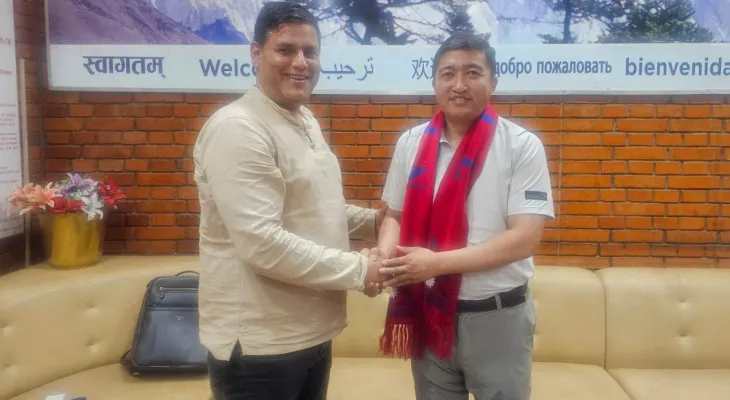 सदस्य–सचिव घिसिङ फ्रान्स प्रस्थान