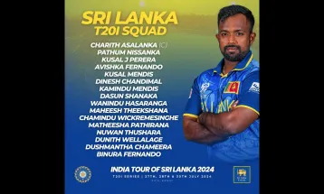 भारतविरुद्धको टी–२० सिरिजका लागि श्रीलंकाको कप्तान परिवर्तन