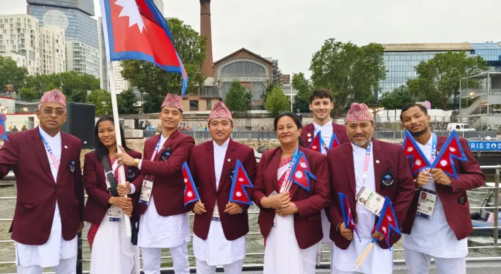 पेरिस ओलम्पिकको भब्य उद्घाटन