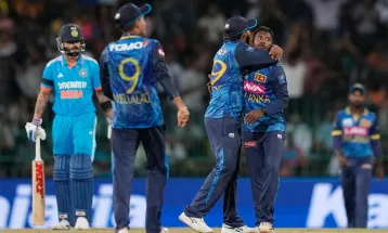 रोमाञ्चक खेलमा श्रीलंकाले भारतलाई जितबाट रोक्यो, खेल टाई