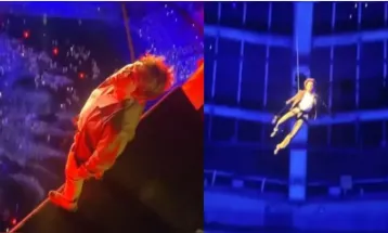 पेरिस ओलम्पिकको समापन समारोहमा टम क्रुज स्टन्ट, छतवाट हामफालेको दृश्य भाइरल