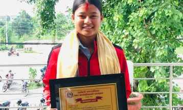 उर्लाबारीकी पूर्णिमा राई राष्ट्रिय टिममा चयन