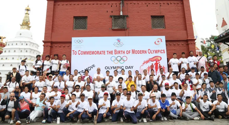 Olympic Day 2025 Celebrated with Enthusiasm in Kathmandu